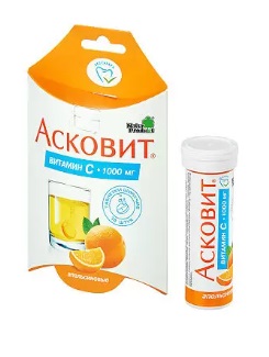 Купить асковит, таблетки шипучие, апельсиновые 1г, 10 шт в Дзержинске