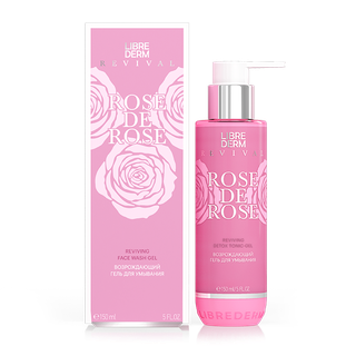 Librederm Rose de rose (Либридерм) тоник-гель детокс для лица возрождающий, 150мл