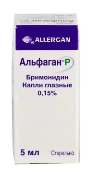 Альфаган-Р, капли глазные 0,15%, флакон-капельница 5мл