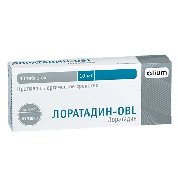 Купить лоратадин-obl, таблетки 10мг, 10 шт от аллергии в Дзержинске
