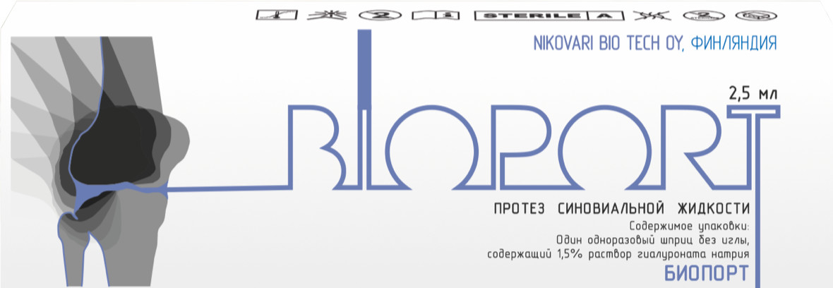 Синовиальные протезы отзывы. Биопорт 1.5 1 шприц 2.5 мл для инъекций. Bioport протез синовиальной жидкости. Биопорт протез синовиальной жидкости 1,5% шприц 2,5мл №1. Биопорт 1.5 2.5 мл.
