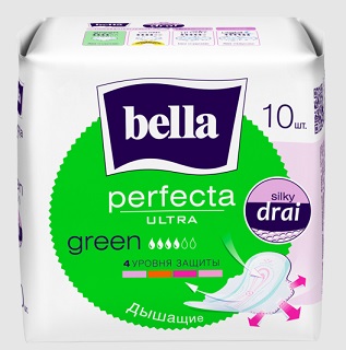 Купить bella (белла) прокладки perfecta ultra green супертонкие 10 шт в Дзержинске