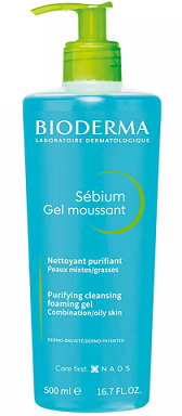 Bioderma Sebium (Биодерма Себиум) Гель-мусс для лица очищающий 500мл