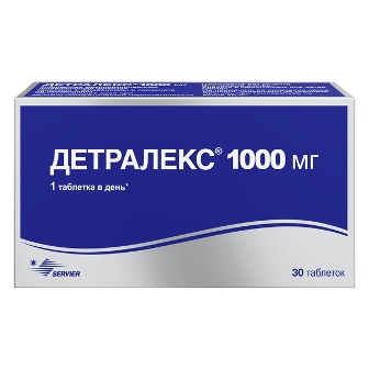 Купить детралекс, таблетки, покрытые пленочной оболочкой 1000мг, 30 шт в Дзержинске