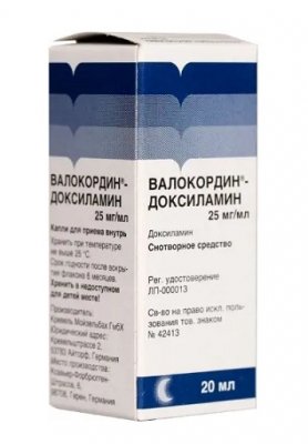 Купить валокордин-доксиламин, капли для приема внутрь 25мг/мл, флакон 20мл в Дзержинске