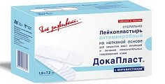 Купить пластырь докапласт антимикробный с мирамистином 1,9х7,2см, 10 шт в Дзержинске