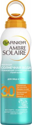Купить гарньер амбр солер солнечная вода спрей-вуаль с/з spf 30, 200мл в Дзержинске