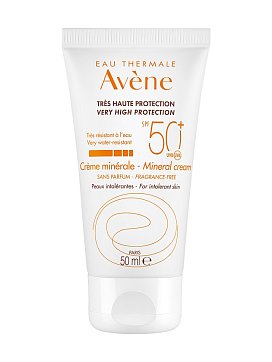 Авен (Avenе Suncare) крем для лица солнцезащитный с минеральным экраном 50 мл SPF50+