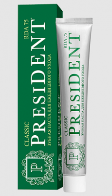 Купить президент (president) зубная паста классик, 100мл в Дзержинске