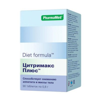 Купить diet formula (диет формула) цитримакс, таблетки 90 шт бад в Дзержинске