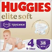 Купить huggies (хаггис) трусики elitesoft 4, 9-14кг 38 шт в Дзержинске