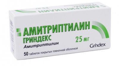 Купить амитриптилин-гриндекс тбл п/о 25мг №50 (гриндекс ао, латвия) в Дзержинске