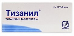 Купить тизанил, таблетки 2мг, 30шт в Дзержинске