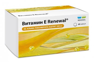 Купить витамин е-реневал, капсулы 100мг, 60 шт бад в Дзержинске