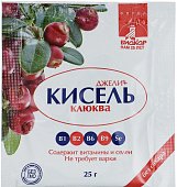 Купить кисель джели плюс, со вкусом клюквы, гранулы 25г бад в Дзержинске