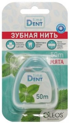 Купить таймдент (timedent) зубная нить мята 50м в Дзержинске