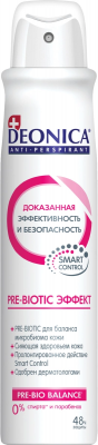 Купить deonica (деоника) дезодорант антиперспирант pre-biotic эффект спрей, 200мл в Дзержинске