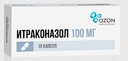 Купить итраконазол, капсулы 100мг, 15 шт в Дзержинске