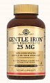 Купить solgar (солгар) легкодоступное железо джентл айрон 25мг, капсулы 475мг 180 шт бад в Дзержинске