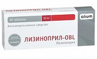 Купить лизиноприл-obl, таблетки 10мг, 60 шт в Дзержинске
