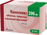 Купить квентиакс, таблетки, покрытые пленочной оболочкой 200мг, 60 шт в Дзержинске