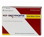 Купить ко-эксфорж, таблетки, покрытые оболочкой 10мг+160мг+12,5мг, 28 шт в Дзержинске