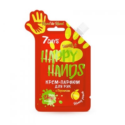 Купить 7 days крем для рук увлажняющий с персиком, 25 г в Дзержинске