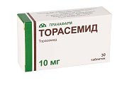 Купить торасемид, таблетки 10мг, 30 шт в Дзержинске