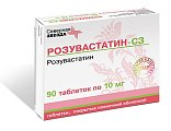 Купить розувастатин-сз, таблетки, покрытые пленочной оболочкой 10мг, 90 шт в Дзержинске