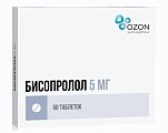 Купить бисопролол, таблетки, покрытые пленочной оболочкой 5мг, 50 шт в Дзержинске