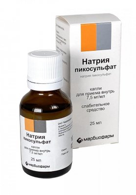 Купить натрия пикосульфат, капли для приема внутрь 7,5мг/мл, флакон 25мл в Дзержинске