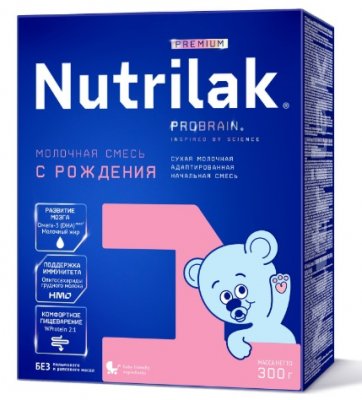 Купить нутрилак (nutrilak) премиум 1 молочная смесь 0-6 месяцев, 300г в Дзержинске