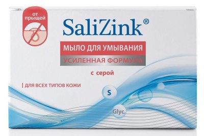 Купить салицинк (salizink) мыло для умывания для всех типов кожи с серой, 100г в Дзержинске