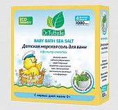 Купить dr.tuttelle (доктор туттелле) соль для ванны морская детская с целебными травами, 1000г в Дзержинске
