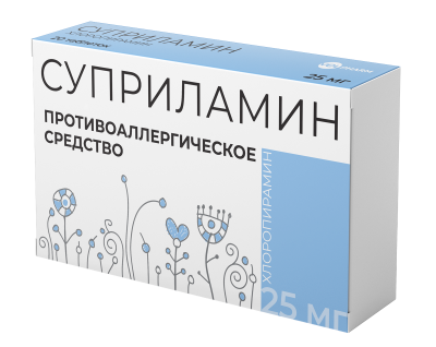 Купить суприламин, таблетки 25мг, 20 шт от аллергии в Дзержинске