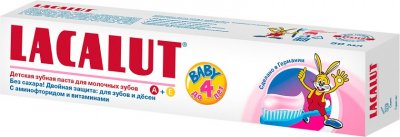 Купить лакалют (lacalut) зубная паста для детей бейби до 4-х лет, 50мл в Дзержинске