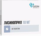 Купить лизиноприл, таблетки 10мг, 60 шт в Дзержинске