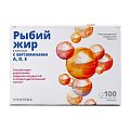 Купить рыбий жир с витаминами а,д,е витатека, капсулы 370мг, 100 шт бад в Дзержинске