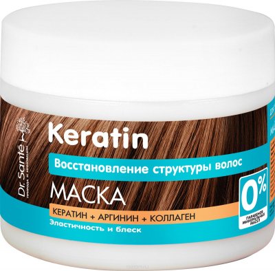Купить dr.sante (доктор санте) кератин маска для тусклых и ломких волос, 300мл в Дзержинске