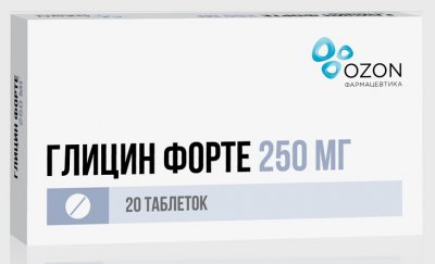 Купить глицин форте, таблетки защечные и подъязычные 250мг, 20 шт в Дзержинске