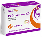 Купить ребамипид-сз, таблетки, покрытые пленочной оболочкой 100мг, 90 шт в Дзержинске