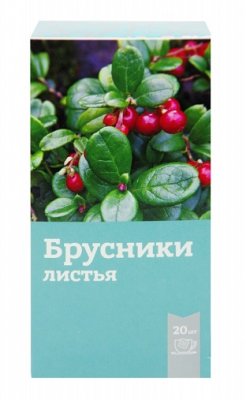 Купить брусники листья, фильтр-пакеты 1,5г, 20 шт бад в Дзержинске
