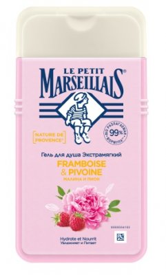 Купить le petit marseillais (ле петит марселл) гель для душа малина и пион, 250мл в Дзержинске