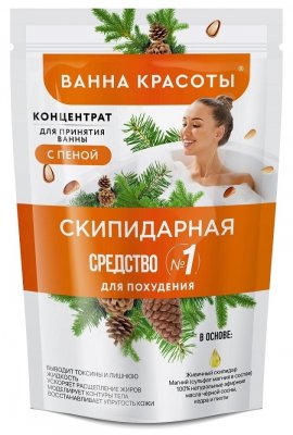 Купить фитокосметик ванна красоты концентрат для принятия ванн с пеной скипидарная, 250мл в Дзержинске
