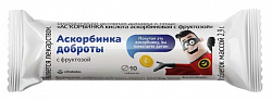 Купить vitateka (витатека) аскорбинка доброты кислота аскорбиновая с фруктозой, таблетки 2,9г 10шт бад в Дзержинске
