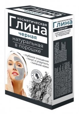 Купить глина черная, косметическая 100г в Дзержинске