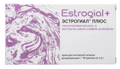 Купить эстрогиал плюс, крем для интимной гигиены дозированный, 10 шт в Дзержинске