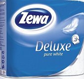 Купить зева (zewa) делюкс бумамага туалетная 3-х слойная белая, рулон 4шт в Дзержинске