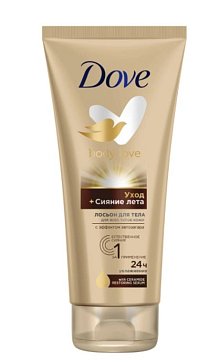 Dove (Дав) лосьон для тела эффект автозагара Сияние лета, 200мл