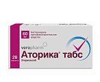 Купить аторика, таблетки, покрытые пленочной оболочкой 60мг, 28шт в Дзержинске